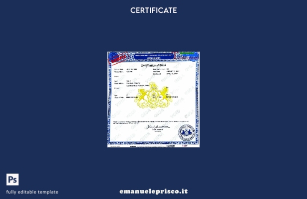 modello di certificato di nascita del Commonwealth della Pennsylvania degli Stat